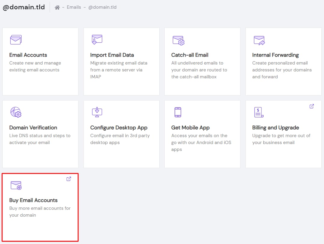 Titan Email Buy Email Accounts tile