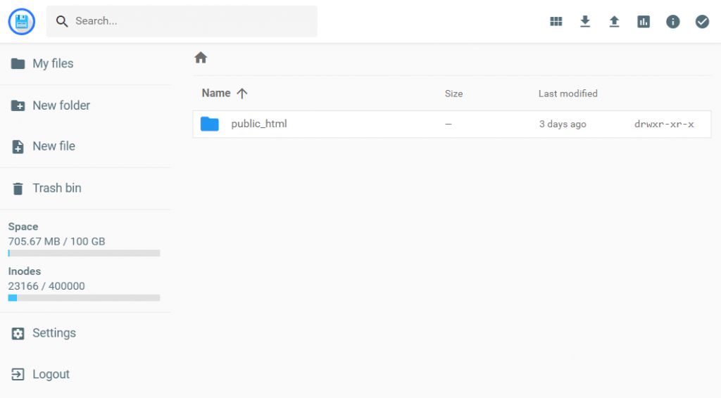 File Manager overview