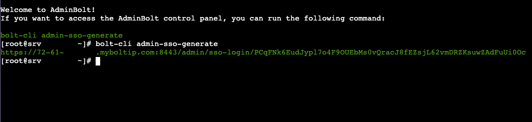 AdminBolt SSO login